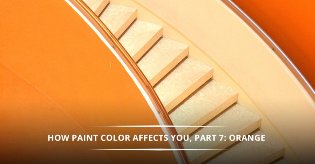 Orange paint color