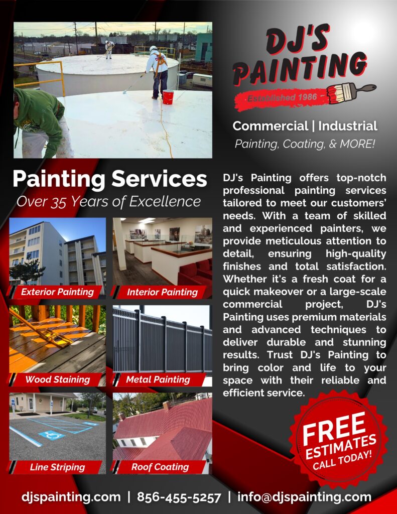 DJs Services Cut Sheets - Painting Services